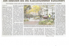 Zeitungsartikel 6.11.18 Verkehrsaktion